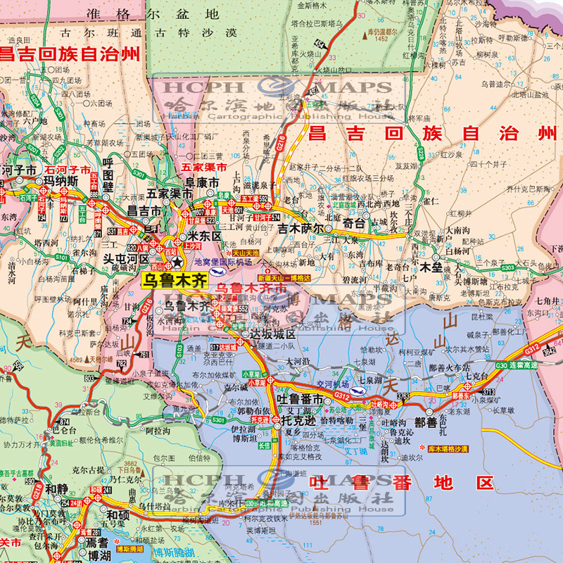 最新新疆高清地图大放送🗺️